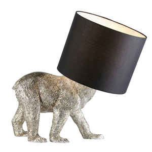 Silver Benny Bear Lamp