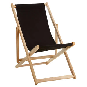 Black Mayland Deck Chair