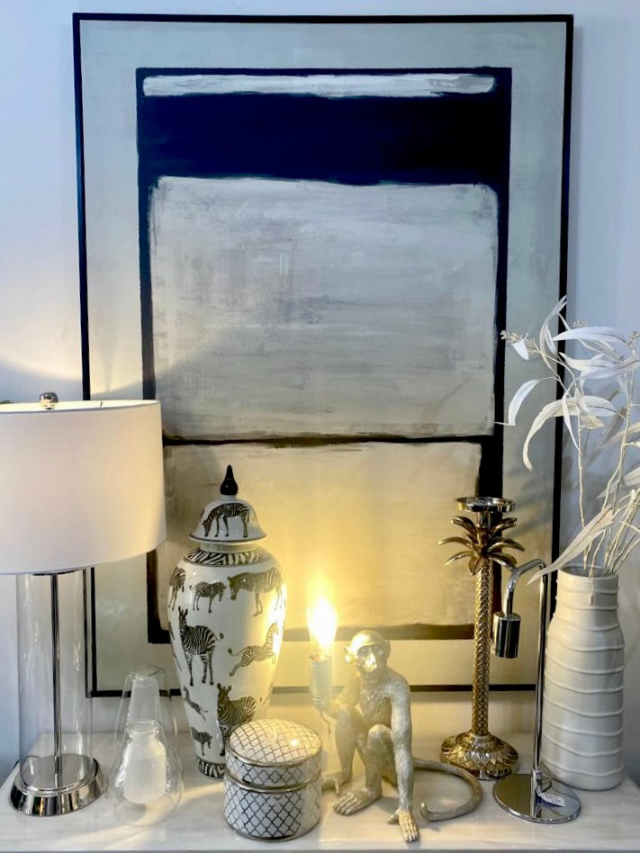 Windows Abstract Framed Canvas – Dear Grace Home Interiors