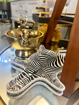 Zebra Trinket Dish