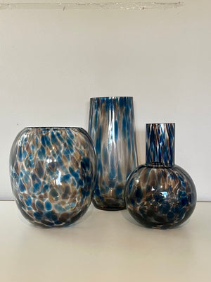 Blue Tortoise Speckle Vase - 3 Sizes