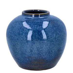 Indigo Glazed Vase