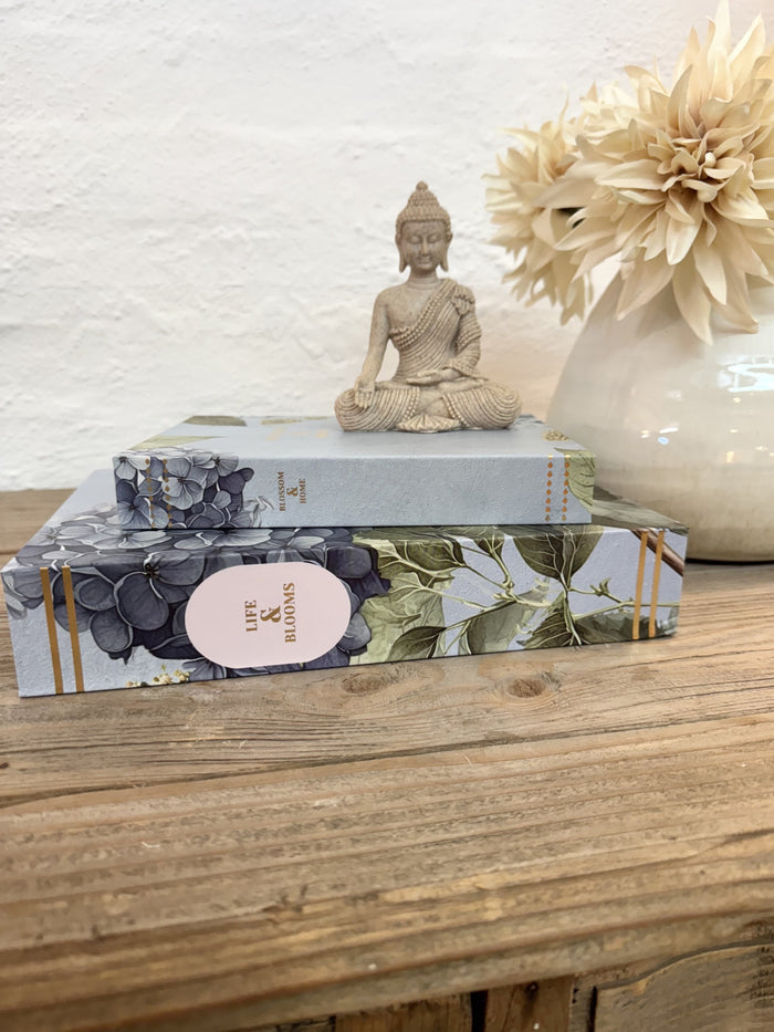 Blue Hydrangea Book Boxes
