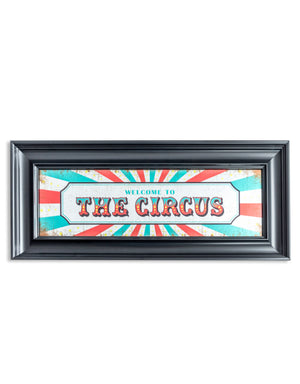 "Welcome To The Circus" Mirrored Sign