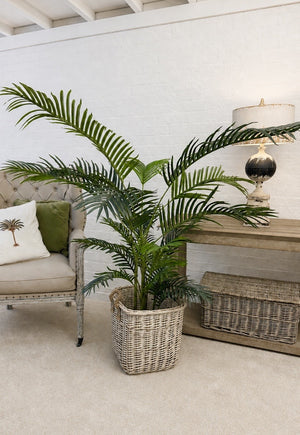 Tall Faux Leafy Palm