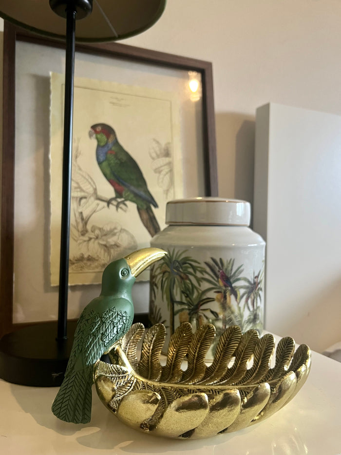 Gold Toucan Dish