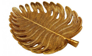 Small Gold Palm Dish
