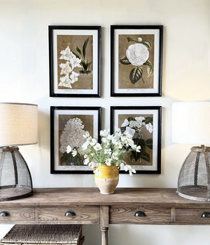 Set of 4 Framed Florals