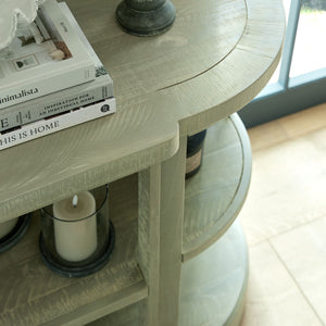 Curved Solitaire Console Table