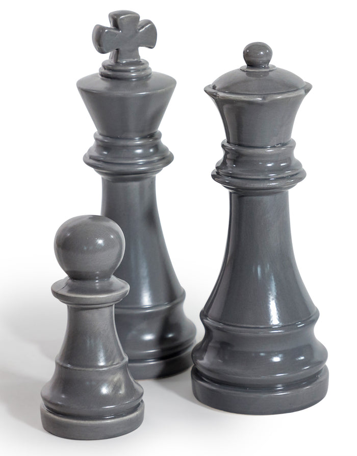 Grey Chess Piece - 3 Styles