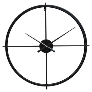 Large Flynn Black Clock