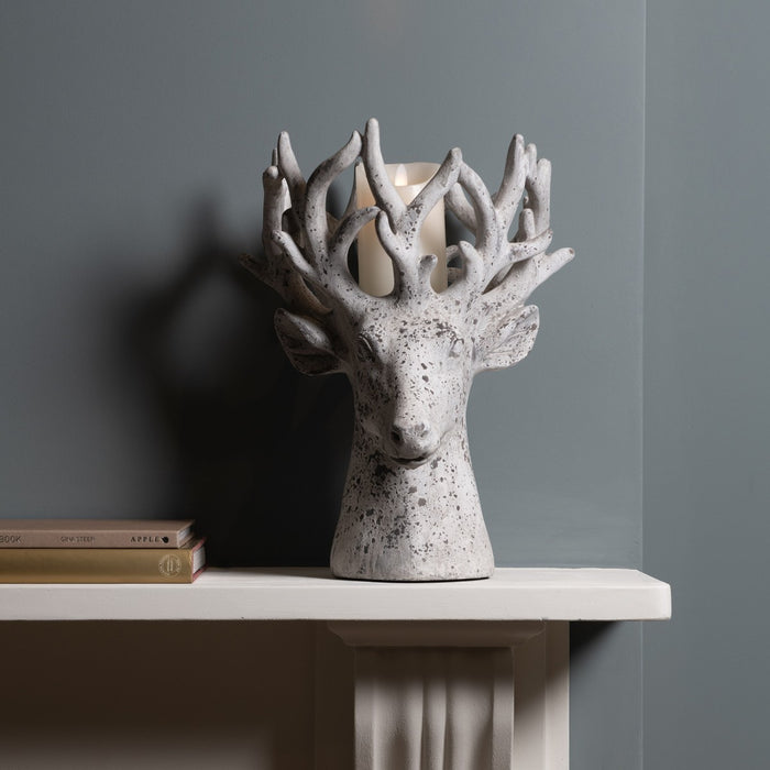 Stone Stag Bust