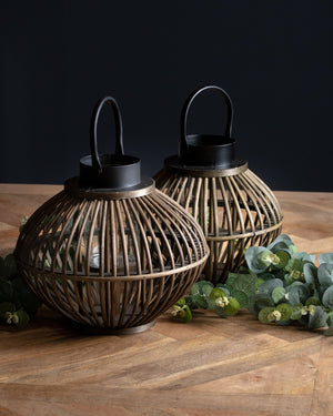 Molton Bamboo Lantern - 2 Sizes