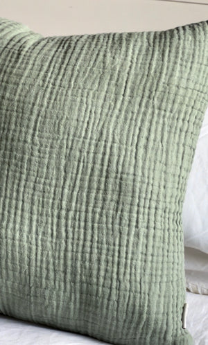 Eucalyptus Crinkle Cushion - 3 Options
