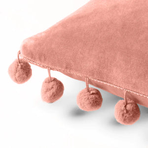 Powder Pink Pompom Cushion - 3 Options