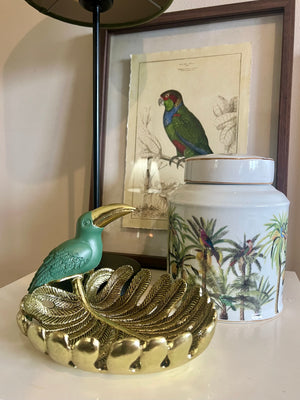 Gold Toucan Dish