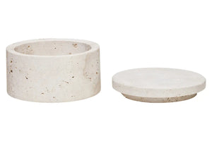 Tilbor Travertine Trinket Box