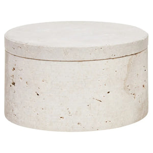 Tilbor Travertine Trinket Box