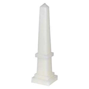 White Obelisk Candle