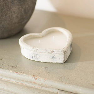 Stone Heart Candle