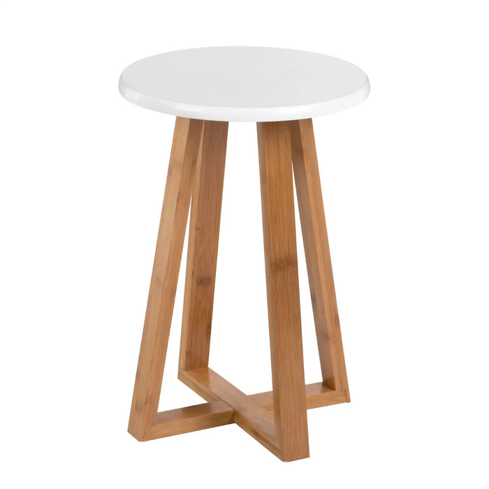 White Cameron Side Table