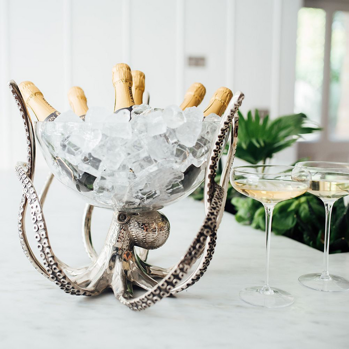 Octopus store champagne bowl