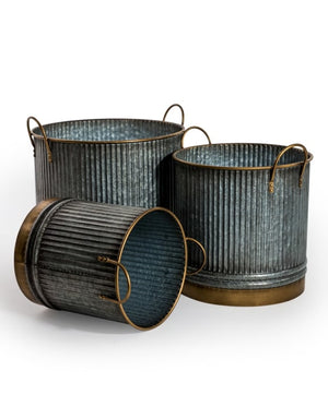 Hatfield Zinc Planter - 3 Sizes