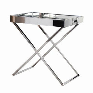 Large Mirrored Tray Table