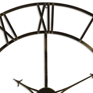 Large Bronze Skeleton Clock
