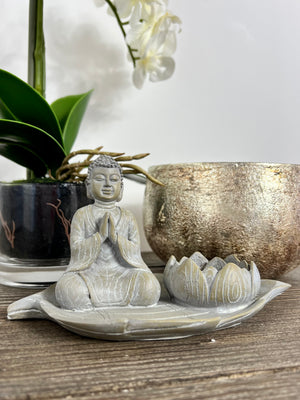 Meditating Buddha Tealight