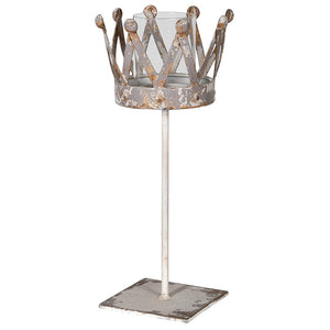 Distressed Crown on a Stem