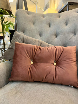 Blush Velvet Pineapple Cushion