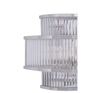 Salasco Silver Tiered Wall Light