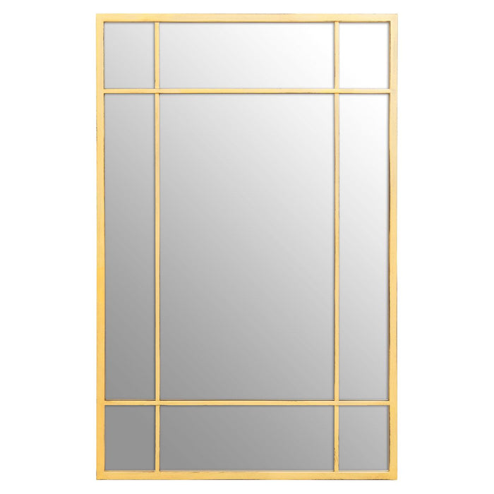 Charlene Gold Window Mirror