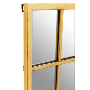 Charlene Gold Window Mirror