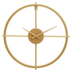 Flynn Gold Clock