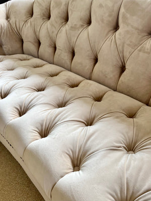 Curved 3 Seat Aldgate Velvet Sofa