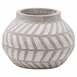 Penrose Short Stone Vase