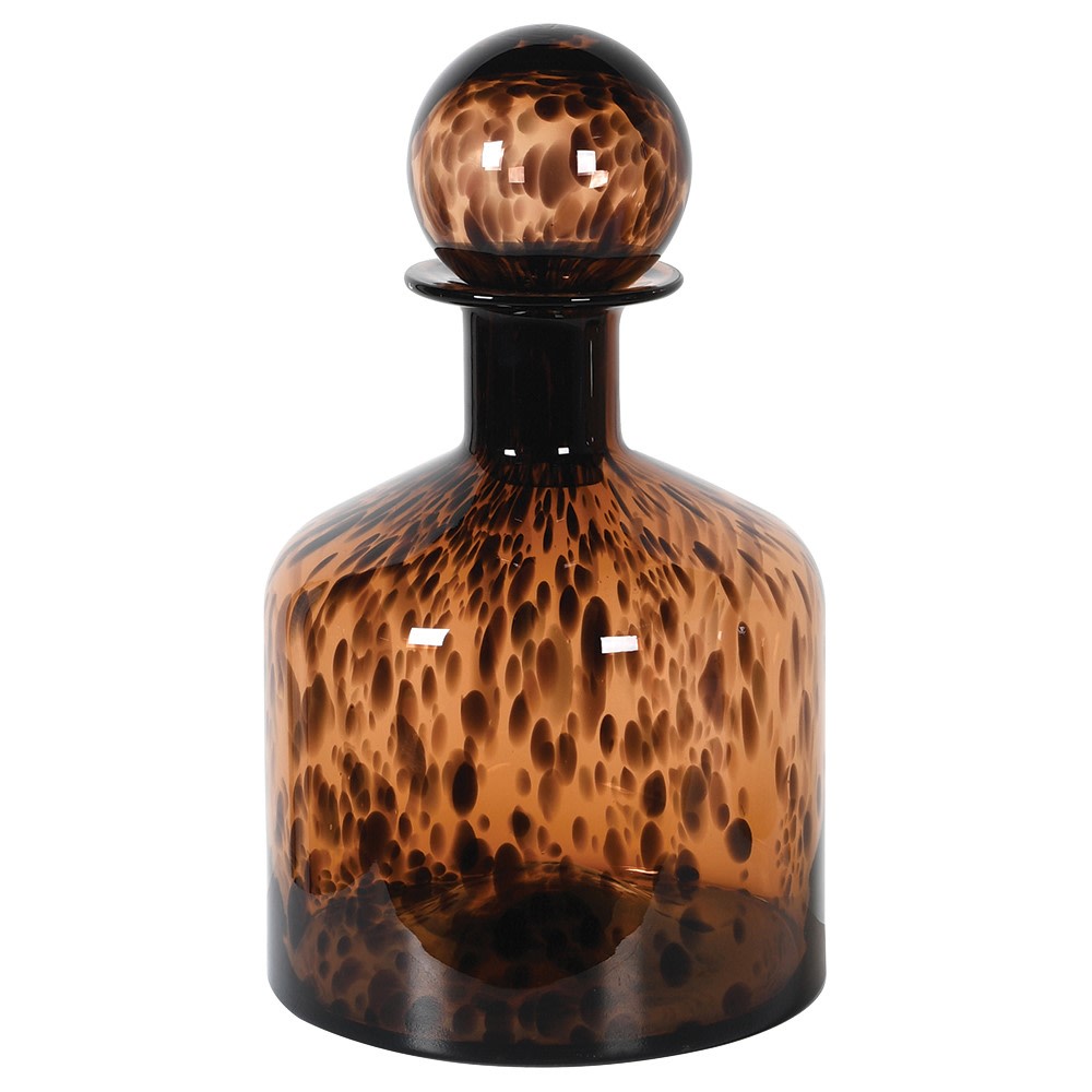 Glass Tortoise Shell Bottle - 3 Sizes – Dear Grace Home Interiors