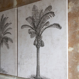 Set of 2 Large Palm Canvases