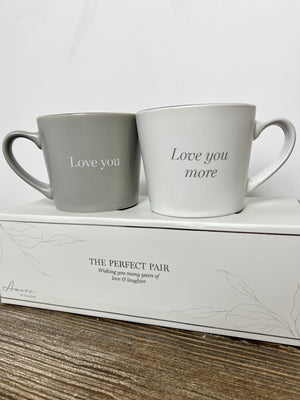 "Love You" Set Of Mugs