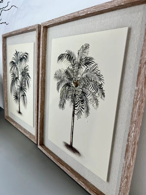 Set of 2 Metallic Palm Prints