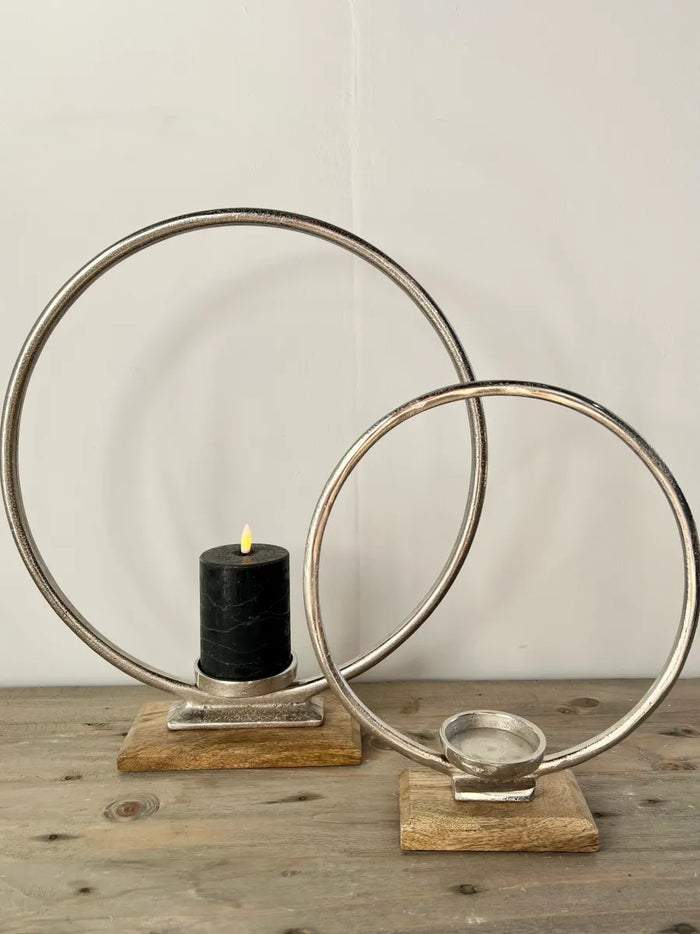Hoop Candle Holder - 2 Sizes