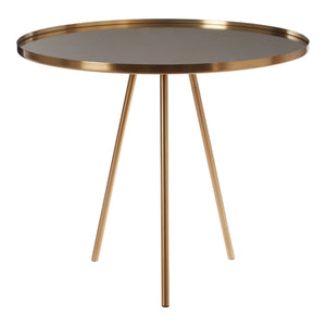 Corra Gold Mirror Top Table