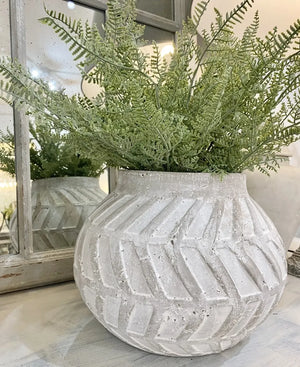 Penrose Short Stone Vase