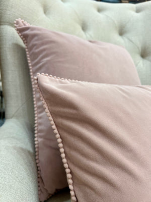Blush Pink Square Cosma Cushion - 3 Options