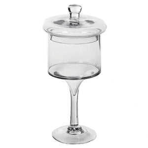 Stemmed Glass Jar - 2 Sizes