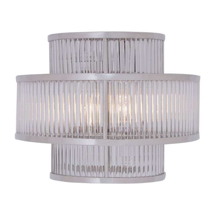 Salasco Silver Tiered Wall Light