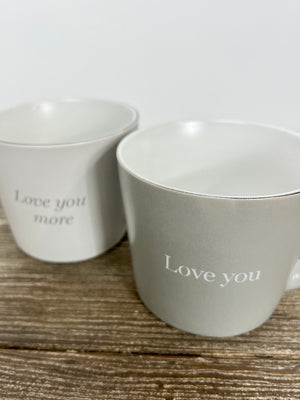 "Love You" Set Of Mugs