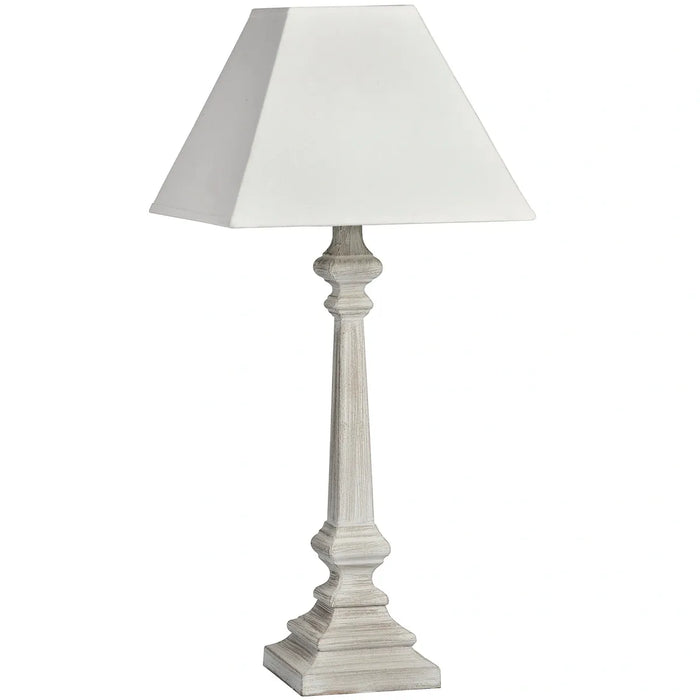 Ira White Wash Table Lamp